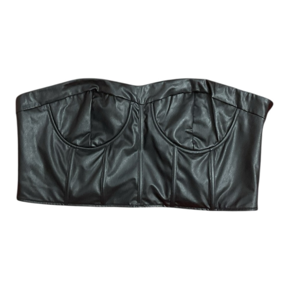 Forever 21 Faux Leather Corset/Bustier